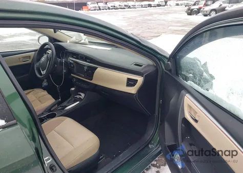 2014 Toyota Corolla Le z USA, uszkodzony, nr VIN 2T1BURHE5EC039536